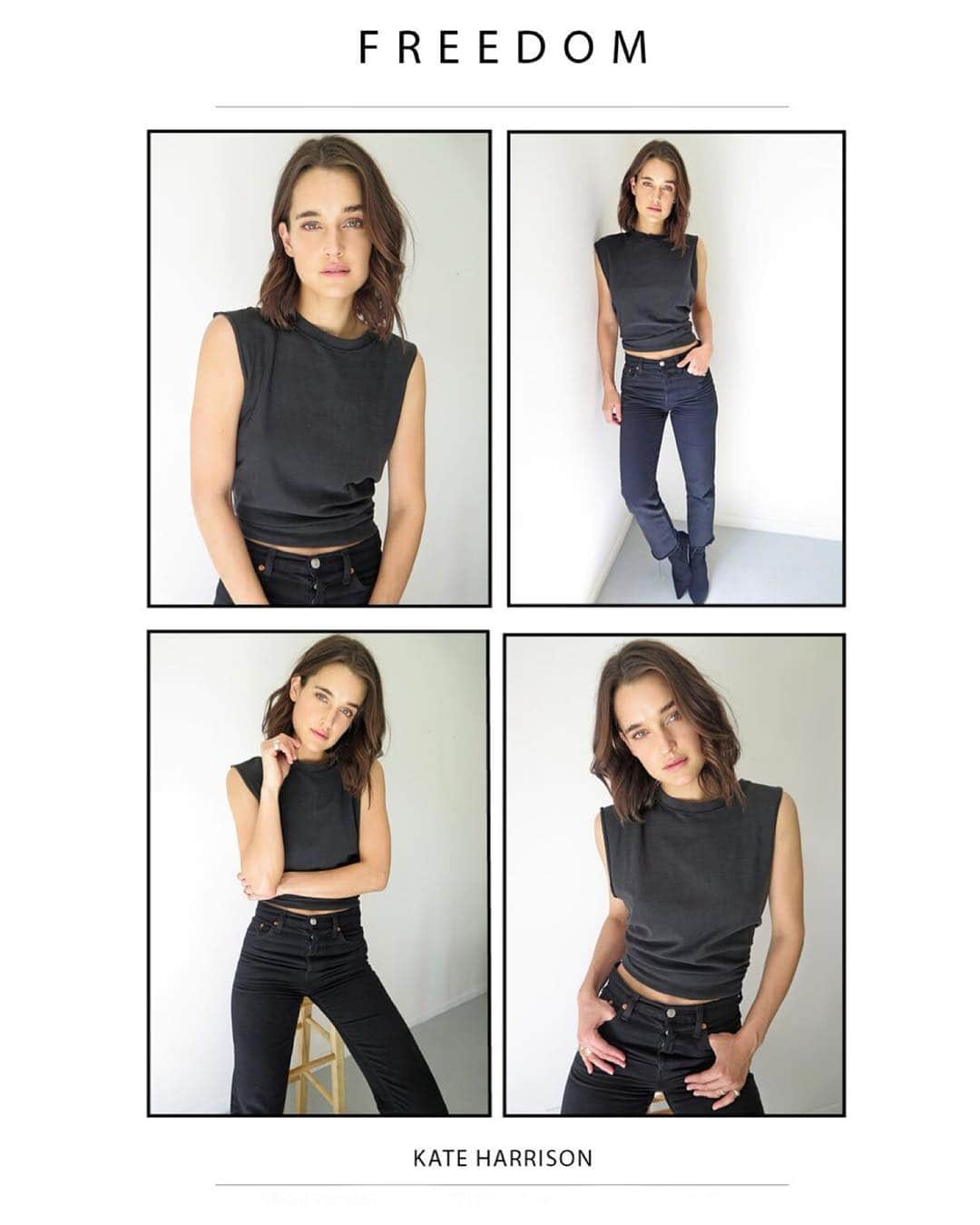 ケイト・ハリソンのインスタグラム：「New digis 📷 @freedommodelsla」