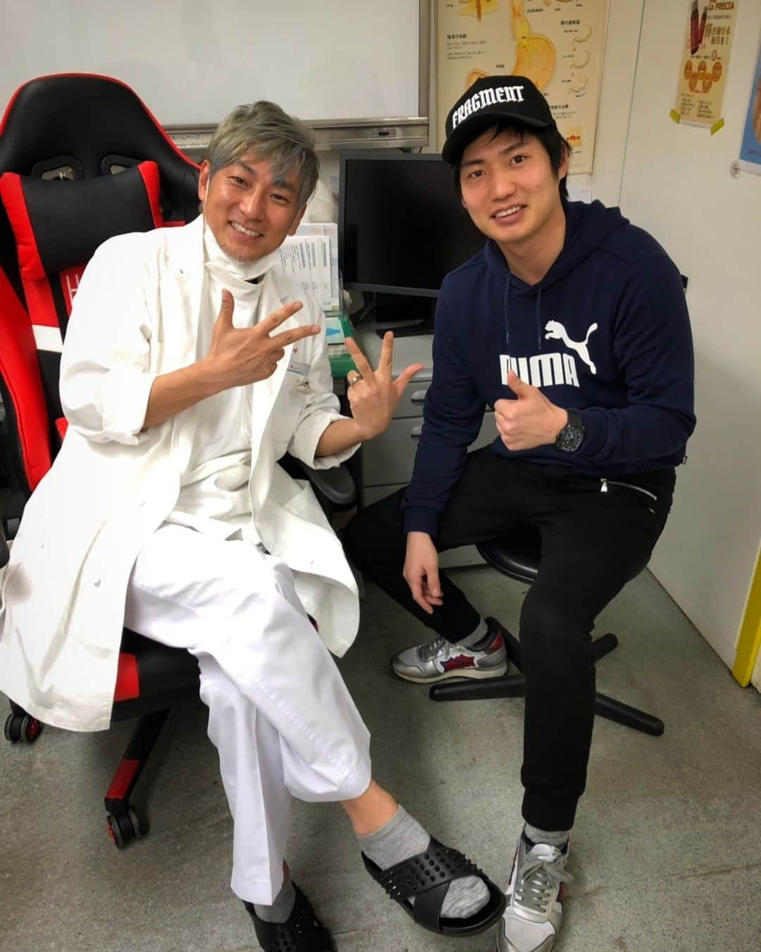 大嶋和也さんのインスタグラム写真 - (大嶋和也Instagram)「３月のハードスケジュールこなして気が緩んだのか体調崩したので坂本クリニックで点滴して薬貰いました^ ^」4月2日 18時06分 - kazuya_oshima