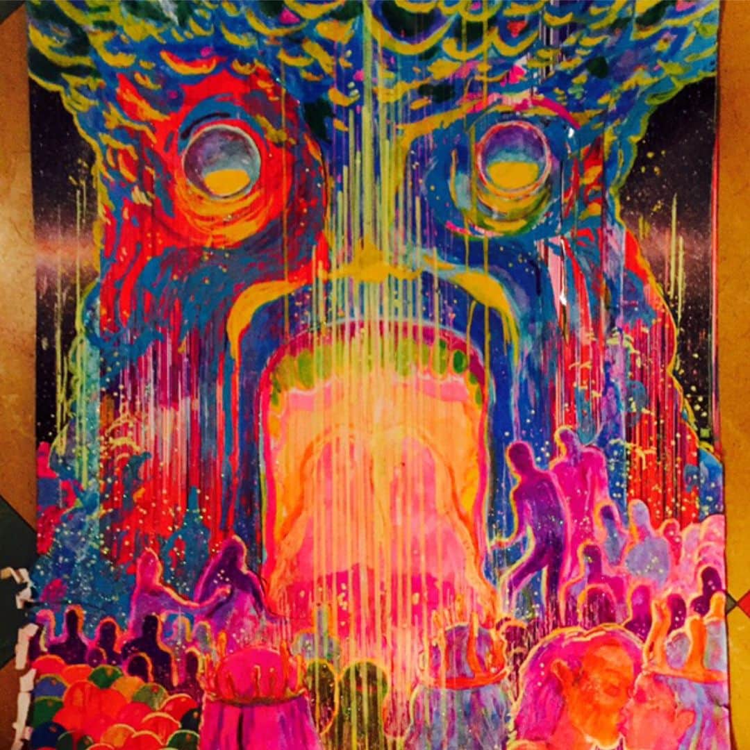 ウェイン・コインさんのインスタグラム写真 - (ウェイン・コインInstagram)「... the making of... Kings Mouth  back cover...」4月2日 18時51分 - waynecoyne5