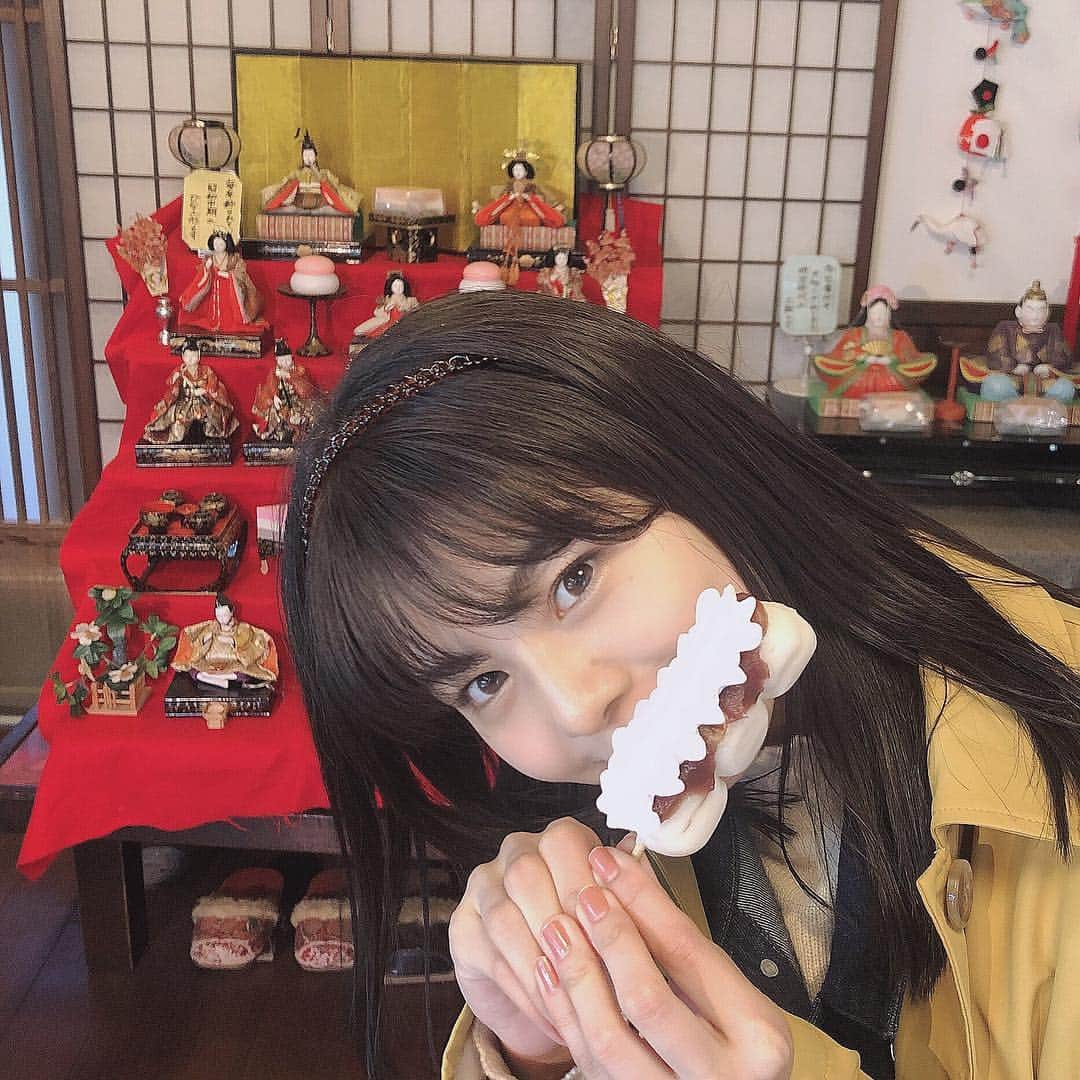 のインスタグラム：「* 最近、村上市は食べ歩きグルメも 充実しているのでお腹も満たされて とても楽しかったです🍡🥺🌸 #村上市 #食べ歩き」