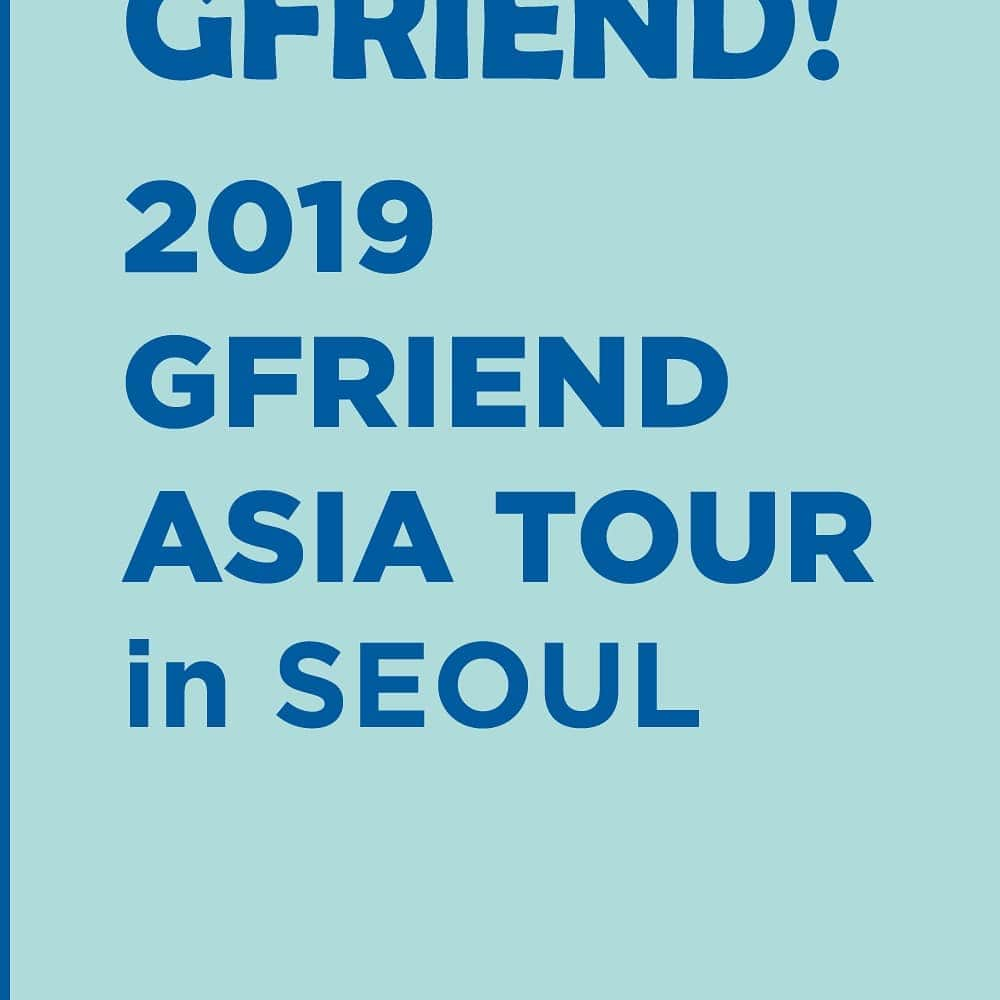 GFriendさんのインスタグラム写真 - (GFriendInstagram)「[🔔NOTICE🔔] #여자친구 #GFRIEND 2019 ASIA TOUR [#GO_GO_GFRIEND!] in SEOUL - http://ticket.yes24.com/Pages/Perf/Detail/DetailSpecial.aspx?IdPerf=32983」4月2日 14時01分 - gfriendofficial