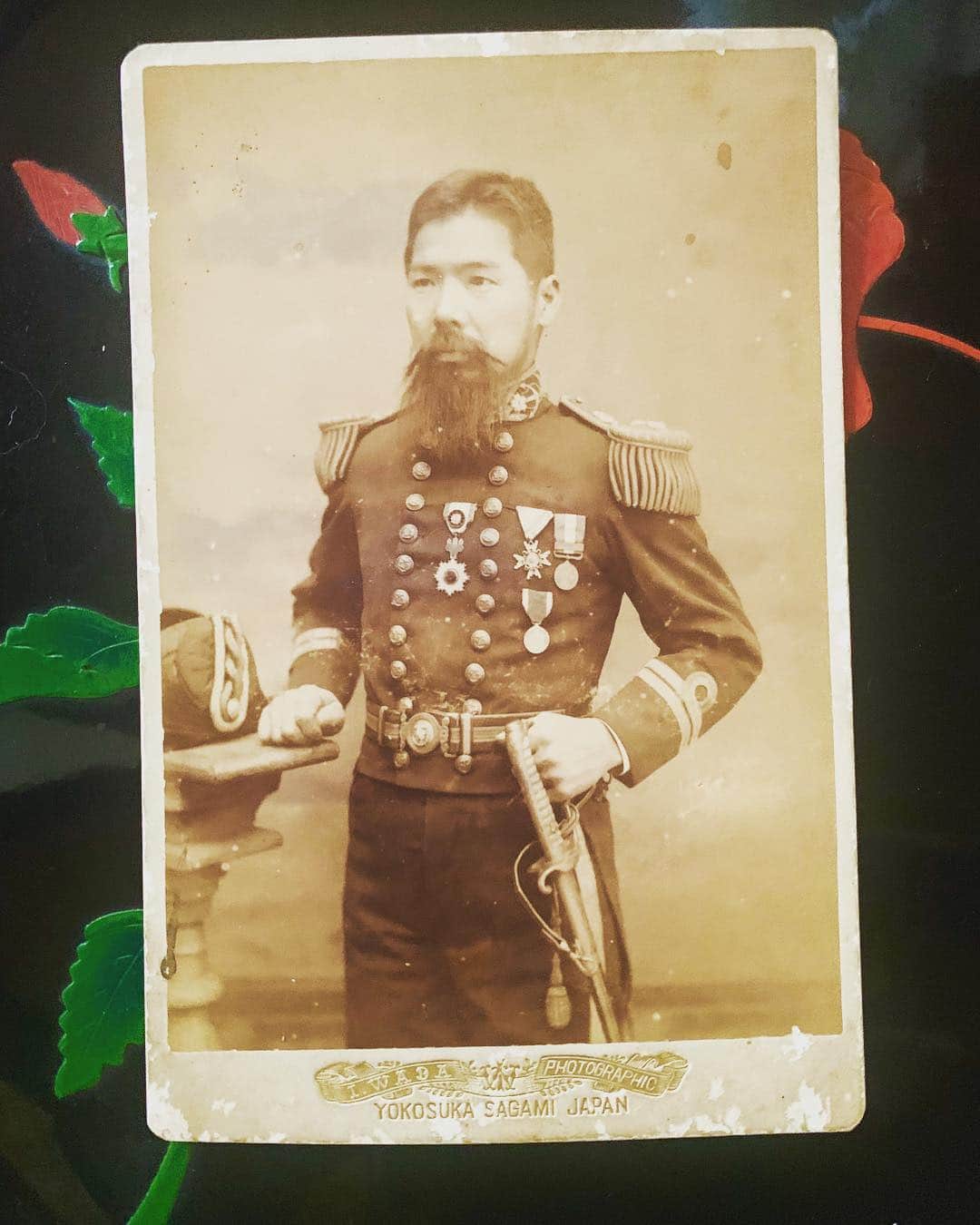 猪俣ユキのインスタグラム：「My great-great-grandfather before he moved to Vladivostok #japan #manshu #russia」