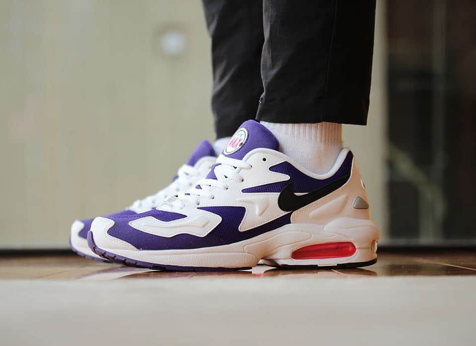 A+Sさんのインスタグラム写真 - (A+SInstagram)「2019 .4 .5 (fri) in store ■NIKE AIR MAX 2 LIGHT COLOR : WHITE×BLACK-COURT PURPLE SIZE : 26.0cm - 29.0cm PRICE : ¥14,000 (+TAX) ・ #a_and_s #NIKE #NIKEAIRMAX #NIKEAIRMAX2LIGHT」4月2日 15時25分 - a_and_s_official