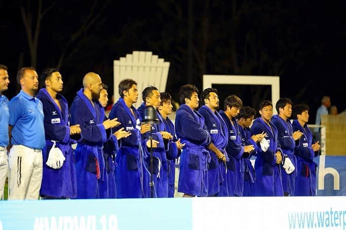 のインスタグラム：「✔️ Team Japan 🎌🤽‍♂️ If you can dream it, you can do it. - #waterpolo#japan#nationalteam#Tokyo2020 #roadtotokyo#2020#reiwa#1st #gwangju#roadtogwangju#FINAGwangju2019」