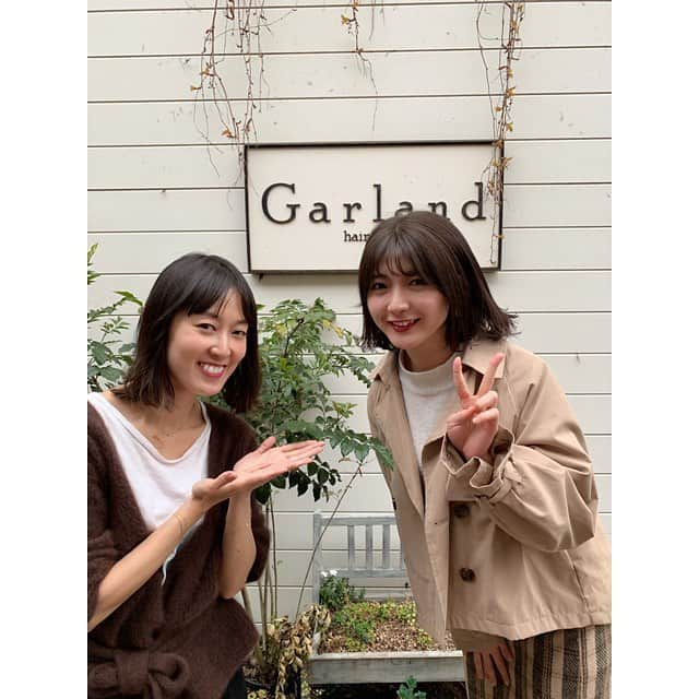 森咲樹さんのインスタグラム写真 - (森咲樹Instagram)「さらに短くしちゃった♡✂︎﻿ ﻿ #garland #渋谷美容院 #原宿美容院 #表参道美容院 #hairsalon #haircut #shibuya #harajuku #omotesando #coiffure #salondecoiffure #salondebeaute #cheuveux #bobhaircut」4月2日 17時36分 - mori_saki_official