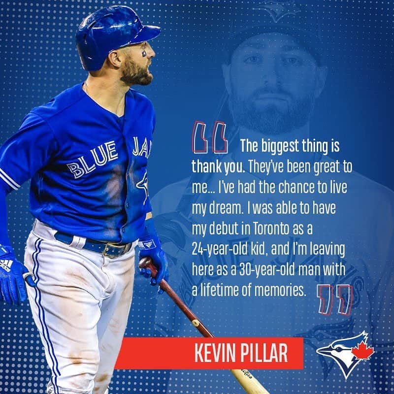 トロント・ブルージェイズさんのインスタグラム写真 - (トロント・ブルージェイズInstagram)「A special message from @kpillar11 to Blue Jays fans. #ManOfSteal」4月3日 3時42分 - bluejays