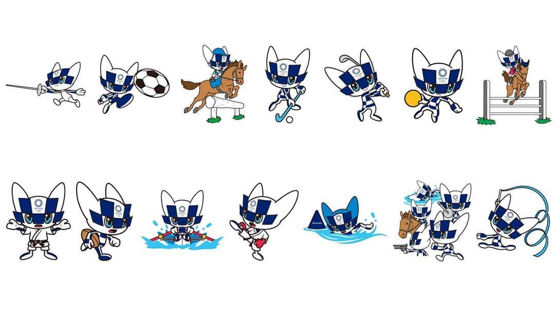 オリンピックさんのインスタグラム写真 - (オリンピックInstagram)「@Tokyo2020 unveils mascot images representing Olympic sports and disciplines #Miraitowa #Tokyo2020 #478daystogo」4月3日 4時01分 - olympics