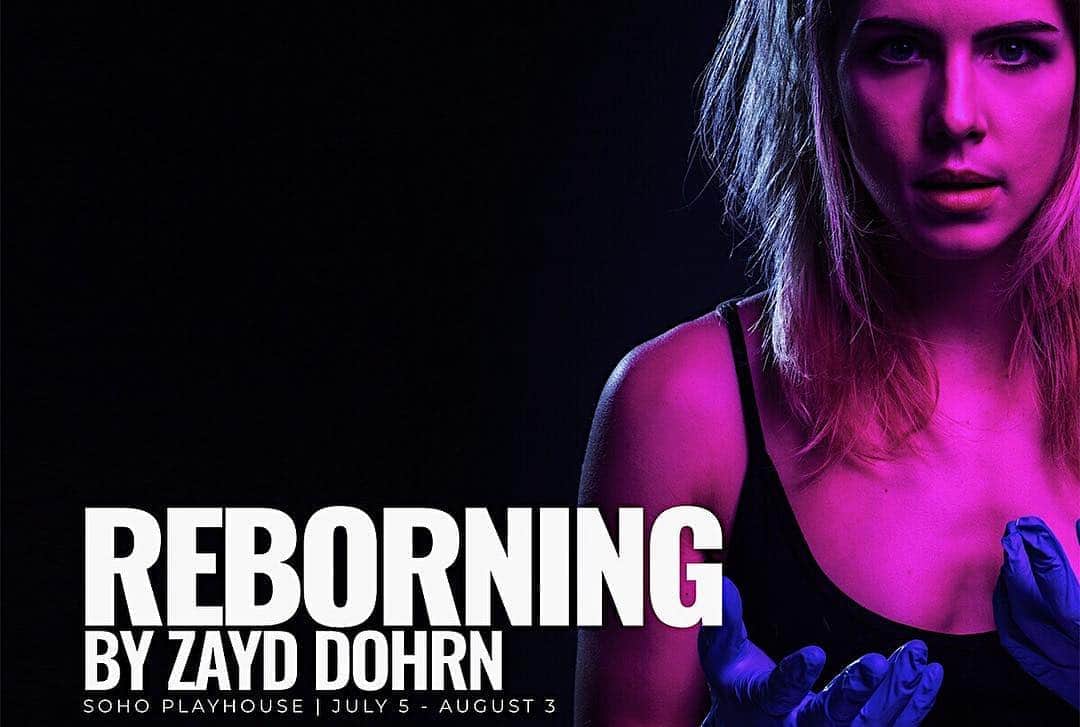 エミリー・ベット・リカーズのインスタグラム：「REBORNING  Soho Playhouse.  July 5 - August 3 @realitycurve for details」