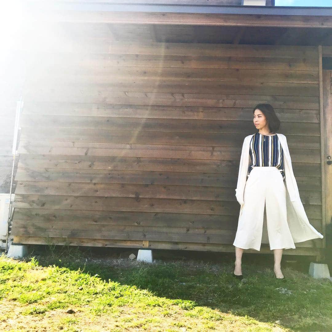 おーせさんのインスタグラム写真 - (おーせInstagram)「ゆるーくコーディ  天気がいいー！でもめちゃめちゃ風の強い1日でした！  #コーディネート #fashion #ママコーデ #プチプラ #今日の服 #今日のコーデ #おしゃれ好きな人と繋がりたい #シンプル #抜け感#30代ママ#楽天セール#ガウチョコーデ #ゆるーく#あいのり」4月2日 19時50分 - oosedon