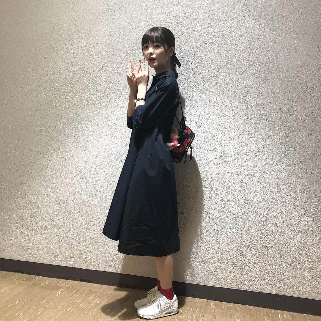 工藤美桜さんのインスタグラム写真 - (工藤美桜Instagram)「碓井さんからプレゼントでもらったお気に入りのリュック❣️ありがとう🥰 #いつぞやの服 ⠀ #みおのふく ⠀ #ワンピース ⠀ #大好き ⠀ #❤️ ⠀」4月2日 19時55分 - mmio_kudo