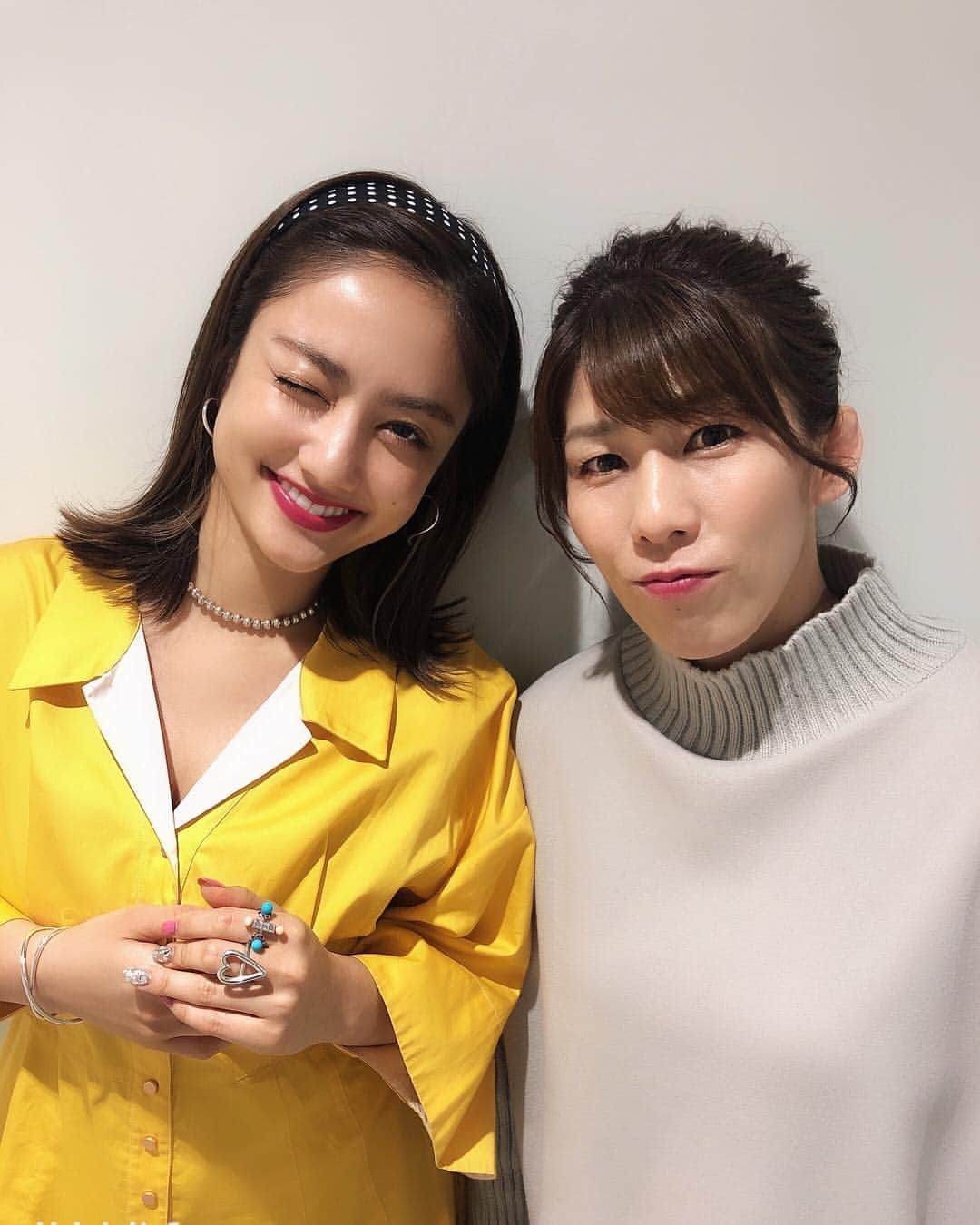 谷まりあさんのインスタグラム写真 - (谷まりあInstagram)「今日はさおりちゃんと同じ収録でした🥰🥰とっても優しく話してくれるさおりちゃん💛お仕事でまた一緒になれて嬉しかったなぁ🙈💜またお知らせしまーす！」4月2日 20時42分 - mariaaaa728