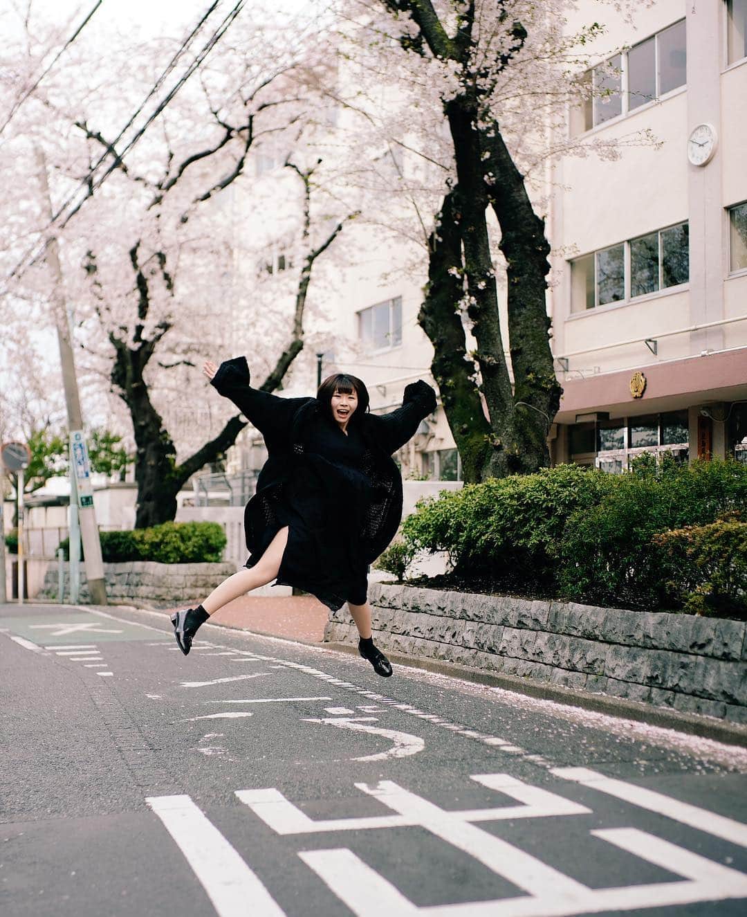kenta_soyoungさんのインスタグラム写真 - (kenta_soyoungInstagram)「Jump out and be careful! . . . . #なんでもないただの道が好き ←はじめてのタグつけ！ #本日撮れたて . . . #駒込 は美しい桜の国でした🌸 #駒込はいいぞ . . . model: @miki_shirahase」4月2日 20時57分 - kenta_soyoung