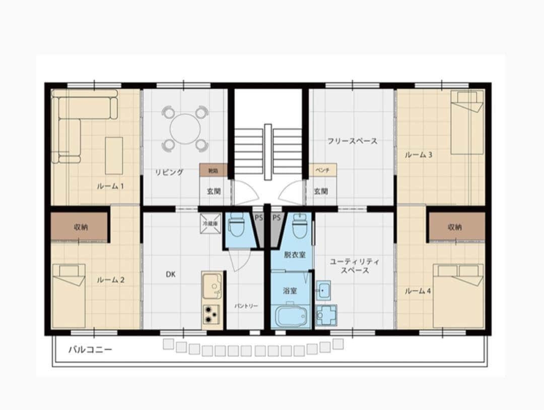 グッドルームさんのインスタグラム写真 - (グッドルームInstagram)「こちらの物件は実際に住めるお部屋です。詳細はストーリー、ハイライトにて！⠀⁣⁣⁣⁣⁣⁣⁣⁣⁣⠀ ・⠀⁣⁣⁣⁣⁣⁣⁣⁣⁣⠀ ▼街で目をひくクールなふたり ⠀ 右と左で雰囲気がガラッと変わるユニークリノベーション。これはまさに…半分マン！ ・ ⁣⁣⁣⁣⁣⁣⁣⁣⁣⠀ 大阪 #泉ヶ丘 4LDK 91.68㎡⁣⠀ ・⁣⁣⁣⁣⁣⁣⁣⁣⁣⠀ こだわりのお部屋探しは、@goodroom_jp から URLをチェック！⁣⁣⁣⁣⁣⁣⁣⁣⁣⠀ ・⁣⁣⁣⁣⁣⁣⁣⁣⁣⠀ #goodroom#interiordesign#decoration#myhome⠀ #homedesign#interiordecor #urbanlife #apartment #osaka#住まい #シェルフ #デザイナーズ #リノベーション #インテリア大好き #インテリア#シンプルな暮らし #シンプルライフ #断捨離 #日々の暮らし#二人暮らし部屋#二人暮らし#シンプルインテリア#暮らしを整える #持たない暮らし#コンクリート打放し#インダストリアル #ミニマリスト #賃貸インテリア #整理整頓」4月2日 21時10分 - goodroom_jp