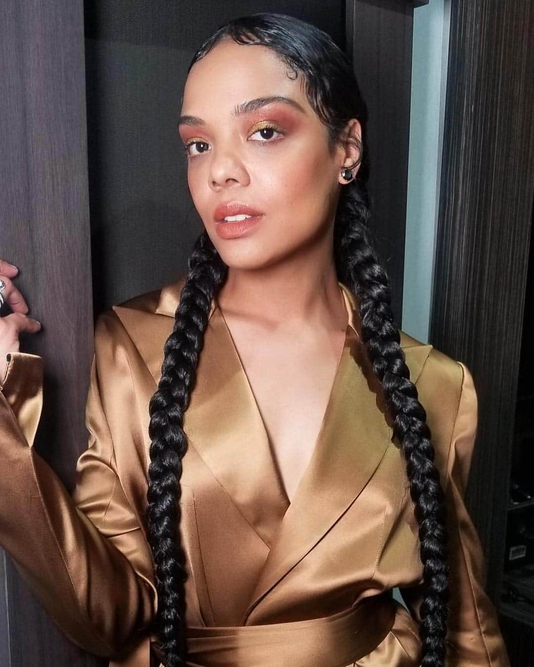 Lacy Redwayさんのインスタグラム写真 - (Lacy RedwayInstagram)「Too • Much • Sauce 🔥🔥🔥 More from lastnights look with  @tessamaethompson  Cc: @waymanandmicah @patidubroff @nettienailsit  #HairByLacyRedway #tessathompson」4月2日 21時42分 - lacyredway