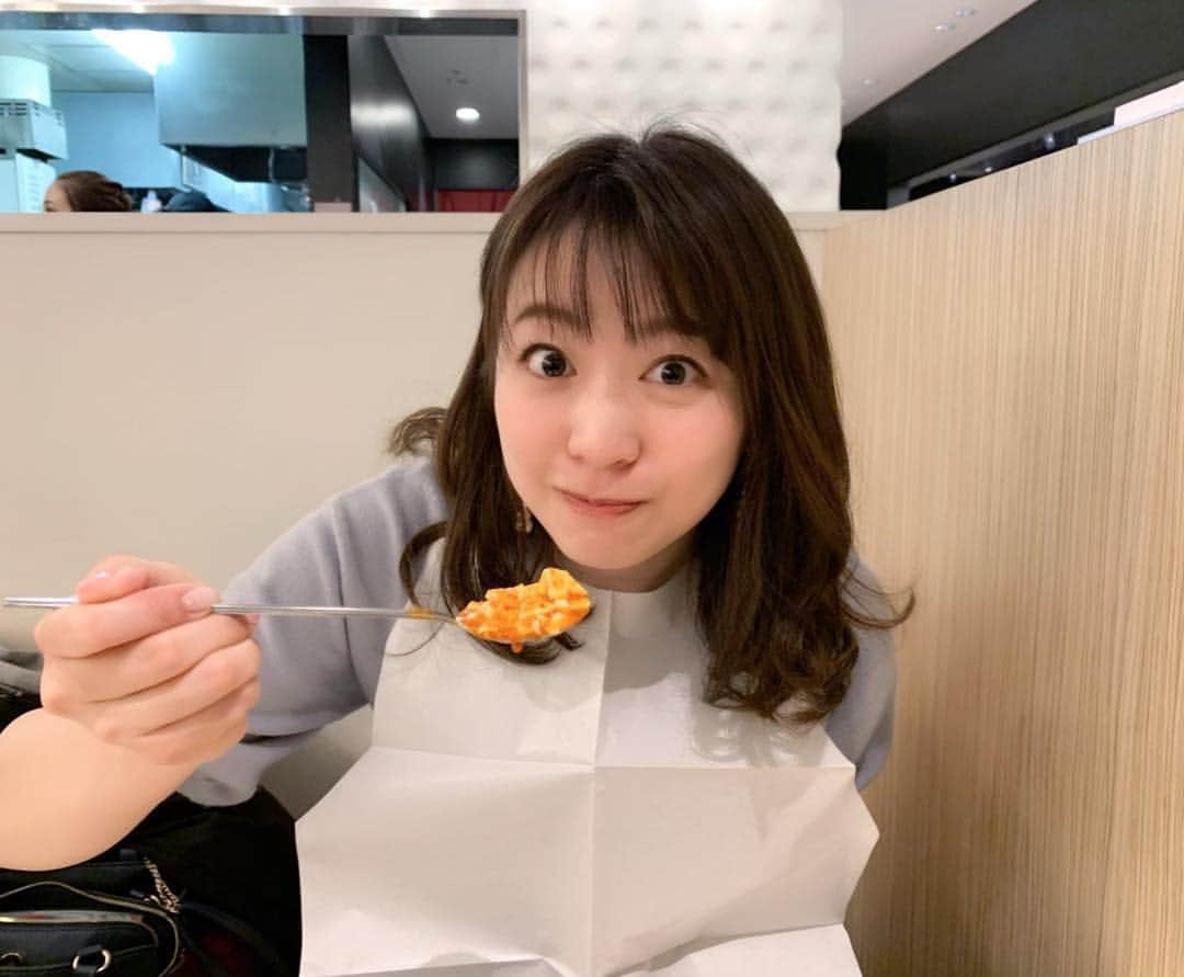 湯浅知里さんのインスタグラム写真 - (湯浅知里Instagram)「🐥🍚 . . . ミンナ モウ タベタ？ . . . チョウセンシテミテネ。 . . . #もうどく展に行ったあとは #8Fのレストランへ #もうどくメニューフェア #東京純豆腐 #激辛スンドゥブ もうどく展ver #札幌パルコ」4月2日 22時03分 - chisato.y515