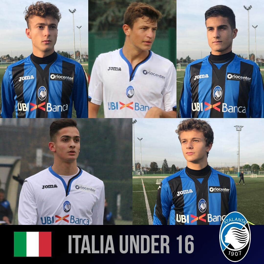 アタランタBCさんのインスタグラム写真 - (アタランタBCInstagram)「5️⃣ convocati nell’Italia #Under16 🇮🇹 Gabriele #Berto, Giovanni #Bonfanti,  Andrea #Oliveri, Alessio #Rosa e Giorgio #Scalvini  Complimenti ragazzi 💪🏻 #GoAtalantaGo ⚫️🔵」4月2日 22時58分 - atalantabc