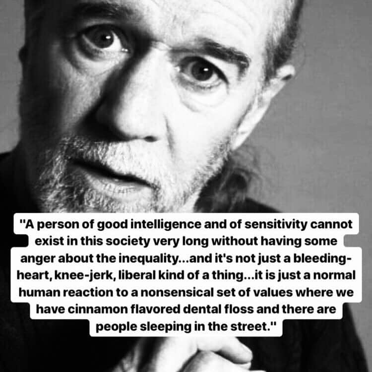 レナ・ヘディのインスタグラム：「George Carlin 👌🏻👌🏻👌🏻👌🏻👌🏻👌🏻 @__nitch」