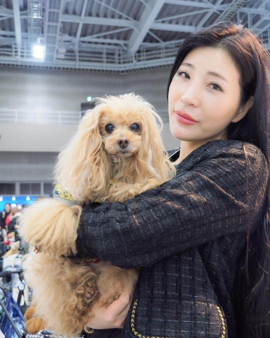 Toypoodle Mikuru?Asakusa Tokyoさんのインスタグラム写真 - (Toypoodle Mikuru?Asakusa TokyoInstagram)「インターペット 2019 Part3 Lexy @lexypets さんにて💓 今回は新製品の 泡優を購入。 シャンプーできない時に、毛にささっと付けます。洗い流さないで良いシャンプー的な？感じ。 . みきゅるんの通うサロンで使っているシャンプー🧴のブランドです。 お家ではブラッシング剤 を使用してます。 虫除けにもなるんだよ😄 . 毎年、美しい社長さんにお目にかかるの楽しみです🥰 . #インターペット  #インターペット2019 #lexy」4月3日 0時03分 - purapura299