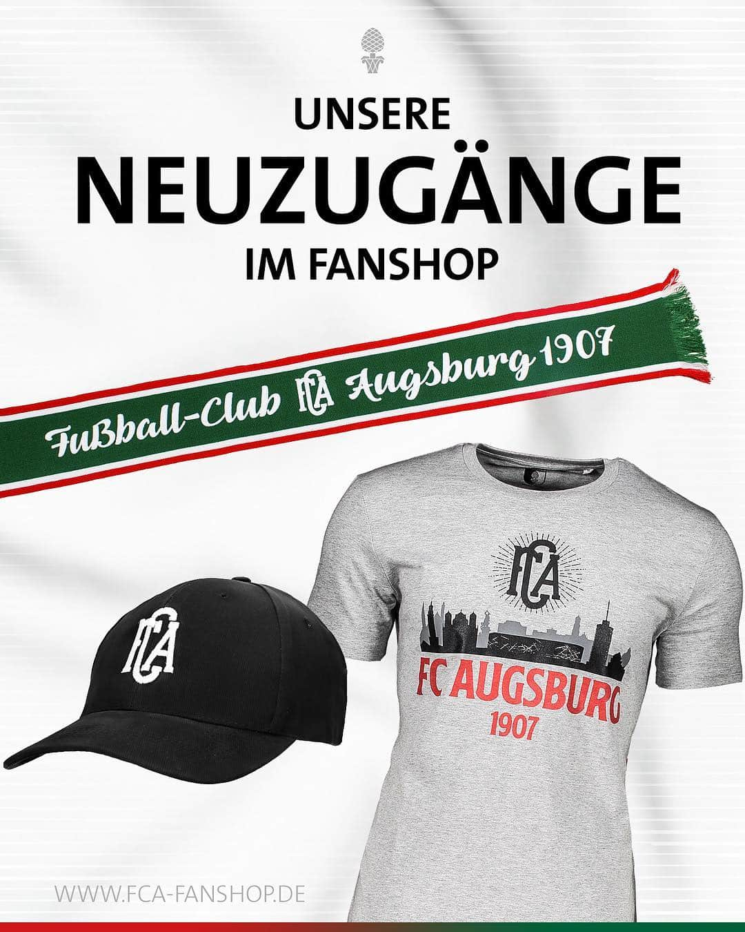 FCアウクスブルクさんのインスタグラム写真 - (FCアウクスブルクInstagram)「Es gibt neuen Stoff im #FCA-Fanshop!😏 Wie gefallen Euch die Neuzugänge?💃🏼 #FCA #FCARBL #FCA1907 #fcaugsburg」4月3日 0時39分 - fcaugsburg1907