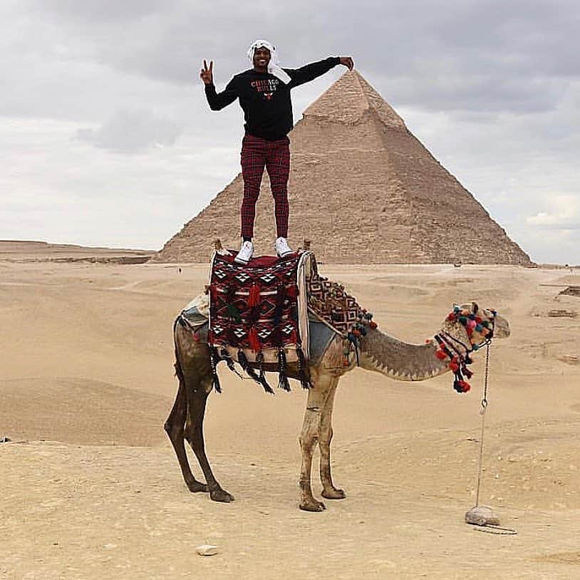 ヒューストン・テキサンズさんのインスタグラム写真 - (ヒューストン・テキサンズInstagram)「QB1’s photo game on point in Egypt. ✌️🐫 (via @deshaunwatson)」4月3日 1時31分 - houstontexans