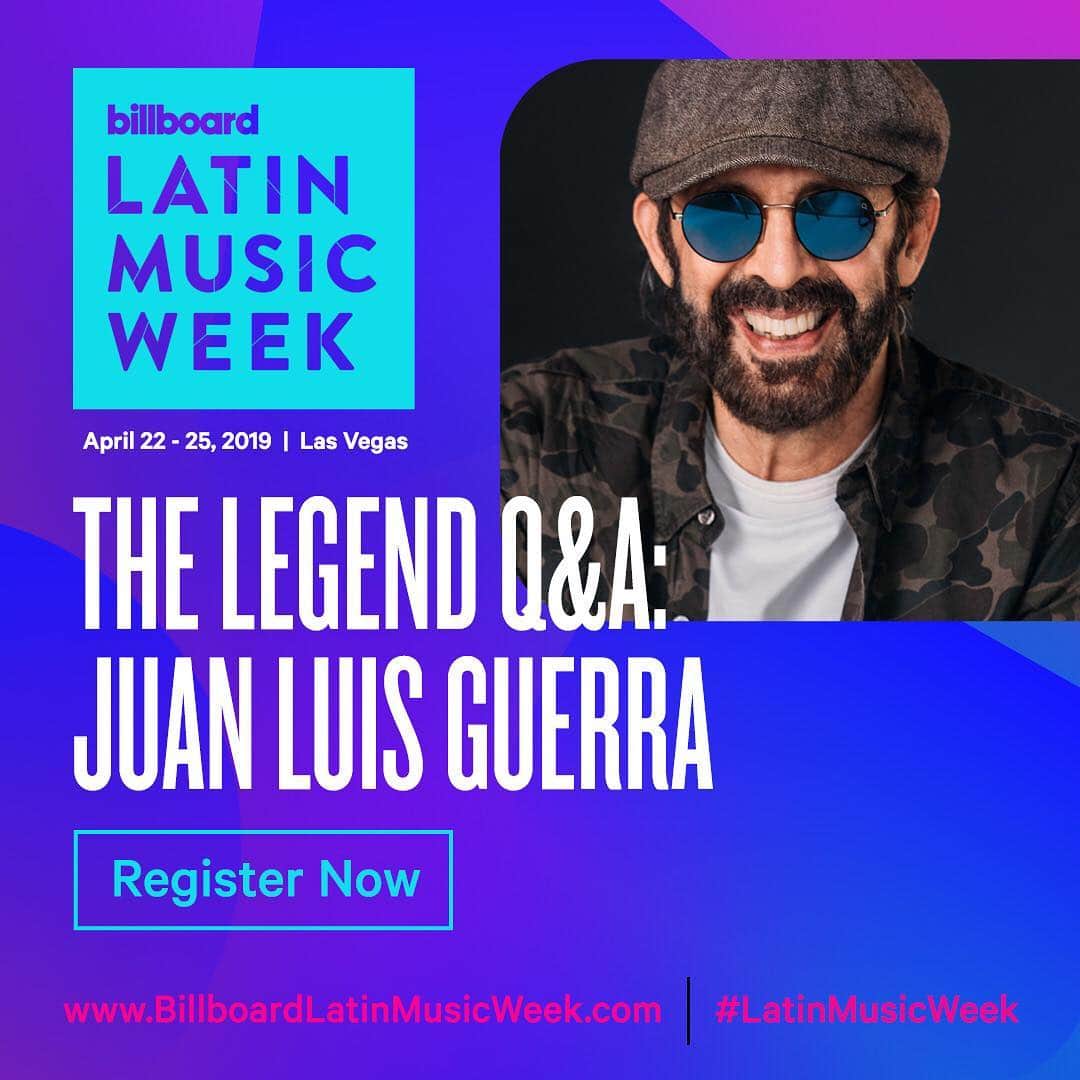 Broadcast Music, Inc.さんのインスタグラム写真 - (Broadcast Music, Inc.Instagram)「#LatinMusicWeek is approaching. Be sure to register for our Legend Q & A with @juanluisguerra! We’re excited to see you there! #BMILatin」4月3日 1時39分 - bmi
