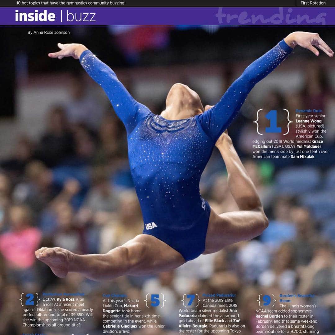 Inside Gymnasticsさんのインスタグラム写真 - (Inside GymnasticsInstagram)「We’ve got you covered with all the GymBuzz! Link in bio to subscribe!  #DontMissAnIssue #StunningPhotography #gymnastics #gymnast #photography #olympics #buzz #teamusa #tokyo2020」4月3日 1時57分 - insidegym