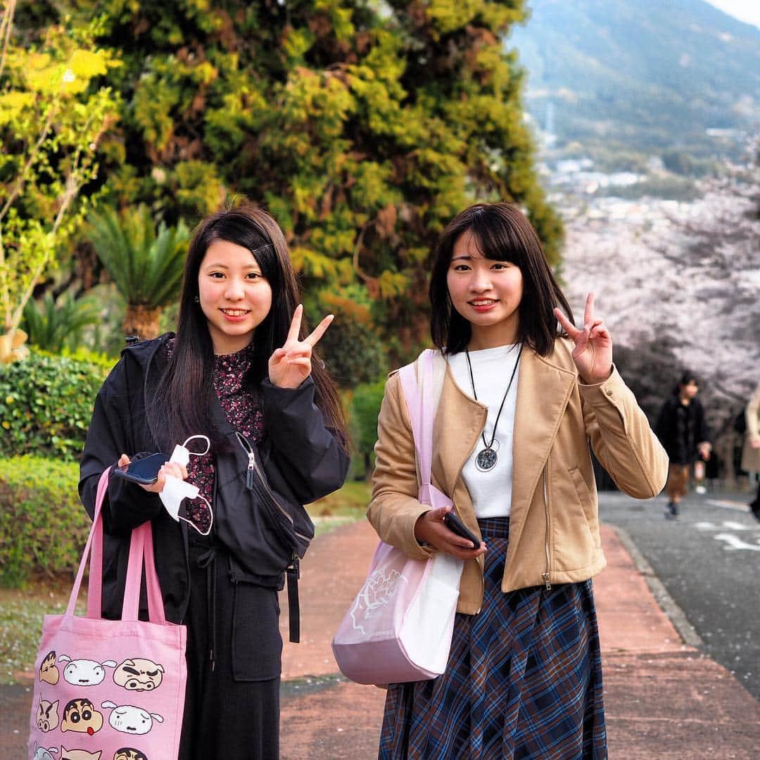 福岡女子短期大学さんのインスタグラム写真 - (福岡女子短期大学Instagram)「＠福岡女子短期大学🌸 今朝、新入生の通学中の写真をご紹介します😊 #福女短2019入学 . #福岡女子短期大学 #福女短 #太宰府　#新入生　#新1年生　#新入学生　#オリエンテーション　#初通学　 #初春　#初登校　#新入生オリエンテーション　#短期大学　#学校　#大学　 #女子大生　#ドキドキ　#写真好きな人と繋がりたい　#初日　#通学　#通学途中　#春コーデ　#福女短スナップ　#さくら　#桜　#学生　#朝　 #今朝　#福女短2019桜 #4月3日 . ======[ 資料請求 ]====== ． 福岡女子短期大学の資料請求（大学案内・入試要項など）を無料送付中です。お気軽に申し込みください。 . 子ども学科/健康栄養学科 音楽科/文化教養学科 ． 福岡女子短期大学 住所：福岡県太宰府市五条四丁目16番1号 tel：092-922-4034（代表） 092-922-1491（入試広報課） . ====== ====== ======」4月3日 12時29分 - fukuoka_wjc