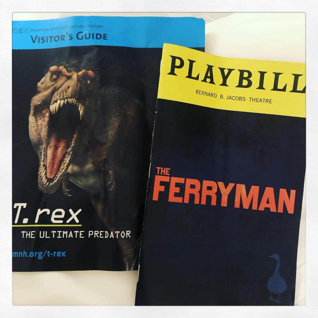 ダン・ブカティンスキーさんのインスタグラム写真 - (ダン・ブカティンスキーInstagram)「A fierce #springbreak day in #nyc. @amnh @theferrymanbway ...bravo @briandarcyjames - you killed it!!」4月3日 12時33分 - danbucatinsky