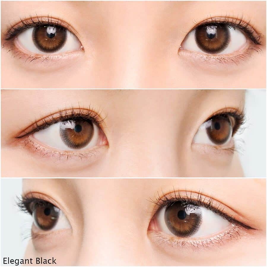 クイーンアイズさんのインスタグラム写真 - (クイーンアイズInstagram)「. #エレベル #エレガントブラック . 《LENS SPEC》 👁DIA: 14.2mm🎨着色直径:13.4mm 🔍BC:8.7mm 🗓期間:ワンデー 🌤UVカット:なし💧モイスト:あり . 📸:Yukino👀:色素の薄い明るい茶目 . 黒コンだけど重くなくふんわりした印象です❣️ ワントーンでものっぺり感がなく ナチュラルに瞳の印象を変えられます😌💕 . フチだけふわ～っと色が足されるような印象です🙏 裸眼よりも輪郭はくっきりするけど 優しい目元の雰囲気になります😚✨ . 着色直径13.4mmありますが 裸眼風に見えるくらいナチュラルです🌈 . エレベルの中では1番ナチュラルで普段使いしやすい😍 カラコン感が全然ないのに 瞳をさりげなく強調してくれます👍 .  #elebelle #1dayrefrear #elegantblack #1day #color #queeneyes #eyes #eyemakeup #make #makeup #black #cosmetics #クイーンアイズ #乃木坂46 #齋藤飛鳥 #カラコン #ワンデー #メイク #メイクアップ #コスメ #ブラック #ナチュラル #カラコンレポ #カラコンレビュー #美瞳 #렌즈」4月3日 12時33分 - queeneyes_official