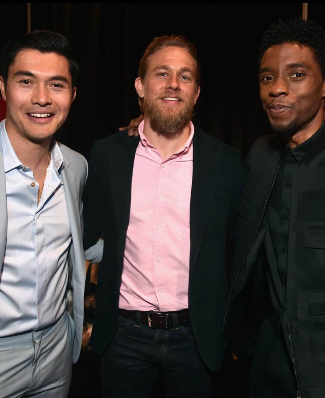 Just Jaredさんのインスタグラム写真 - (Just JaredInstagram)「@henrygolding, Charlie Hunnam, and @chadwickboseman stop by @cinemacon to promote their movies! Henry and Charlie star in 2020’s “The Gentleman” and Chadwick stars in July’s “21 Bridges.” #HenryGolding #CharlieHunnam #ChadwickBoseman Photos: Getty」4月3日 4時56分 - justjared