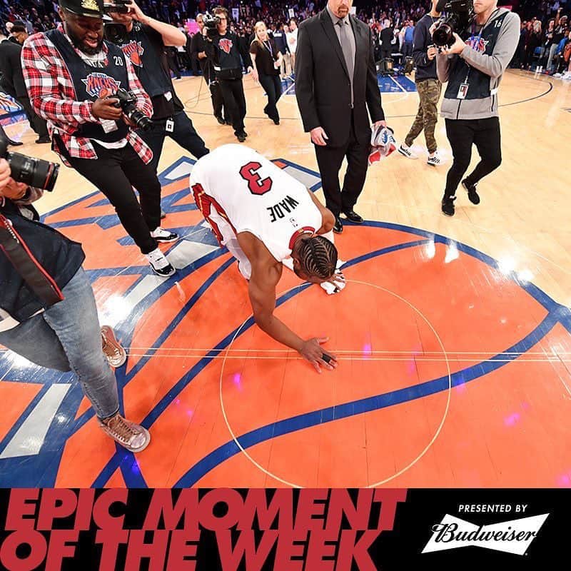 Miami HEATさんのインスタグラム写真 - (Miami HEATInstagram)「#NY3 🍎⚡️ An EPIC ending to an EPIC Madison Square Garden finale.」4月3日 5時04分 - miamiheat