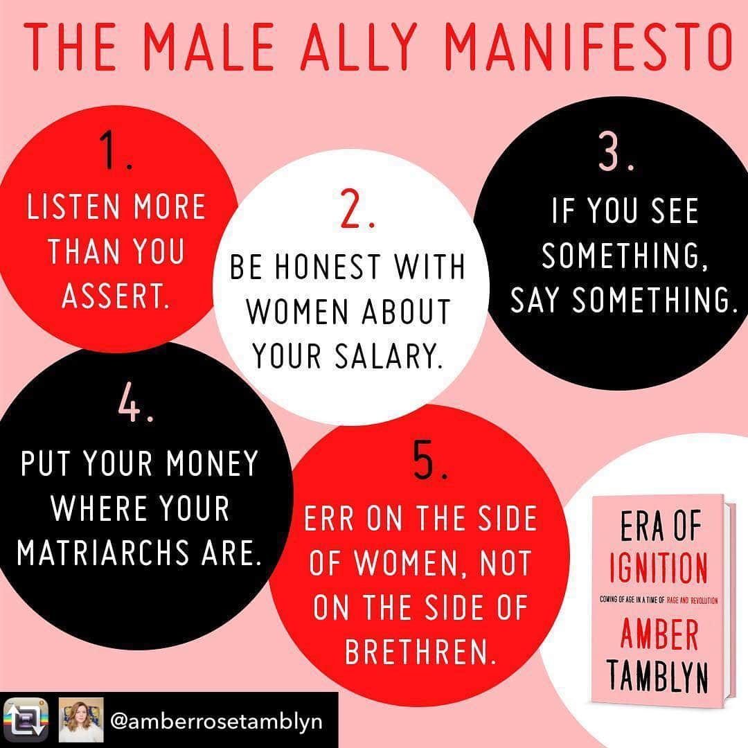 トーマス・サドスキーさんのインスタグラム写真 - (トーマス・サドスキーInstagram)「Repost from @amberrosetamblyn using @RepostRegramApp - Men! In honor of #EqualPayDay here is a manifesto you can find in my book, “Era Of Ignition” which highlights the ways in which you can participate in this movement and be the best allies possible to the women in your personal and professional lives. The book goes into greater detail as to why these principles must be foundational; they are a necessary and vital part of how to achieve equality. As Bell Hooks once wrote, “feminism is for everybody.” Go out and get a copy of this book for your favorite man in your life and invite him into the conversation.  #EraOfIgnition」4月3日 5時07分 - thomas_sadoski