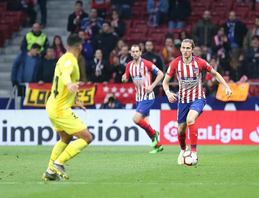 フィリペ・ルイスさんのインスタグラム写真 - (フィリペ・ルイスInstagram)「Atleti 2x0 Girona Por fin mi primer partido contra el Girona 🙌🏻🙌🏻🙌🏻😁 #tequieroatleti #animoBorja」4月3日 6時36分 - filipeluis