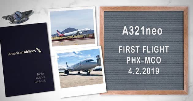 アメリカン航空のインスタグラム