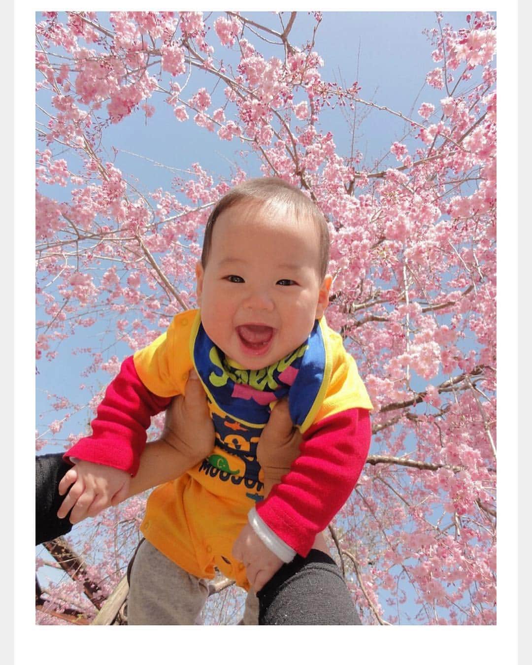 おーせさんのインスタグラム写真 - (おーせInstagram)「何回見てもキュン死レベルの息子くん♡ 2枚目は 8年後www  ギャングスタみたいだ！！！！ さて岐阜の桜を見に行こう♡」4月3日 10時52分 - oosedon
