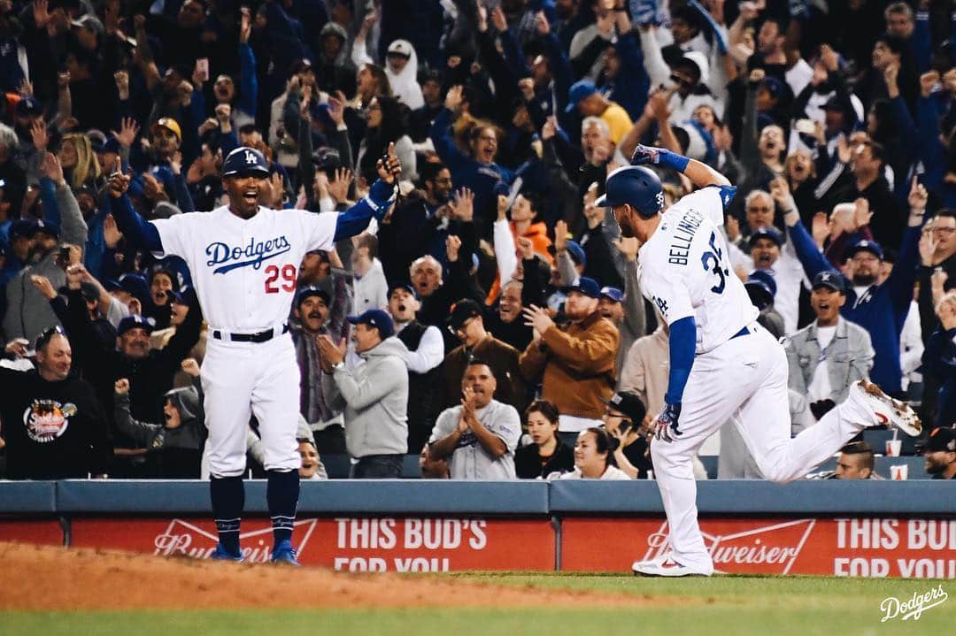 Los Angeles Dodgersさんのインスタグラム写真 - (Los Angeles DodgersInstagram)「SAY IT WITH US.  GRAND. SLAM.」4月3日 12時07分 - dodgers