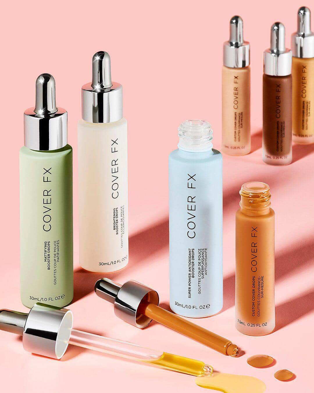 セフォラさんのインスタグラム写真 - (セフォラInstagram)「“Thanks, it’s custom made.” 😎😎😎 —you, whenever someone compliments you on your foundation  Start with the @CoverFX Custom Cover Drops you know and love, then mix in the brand’s new Booster Drops to mattify, brighten, or add a dose of antioxidants 💧」4月3日 23時16分 - sephora