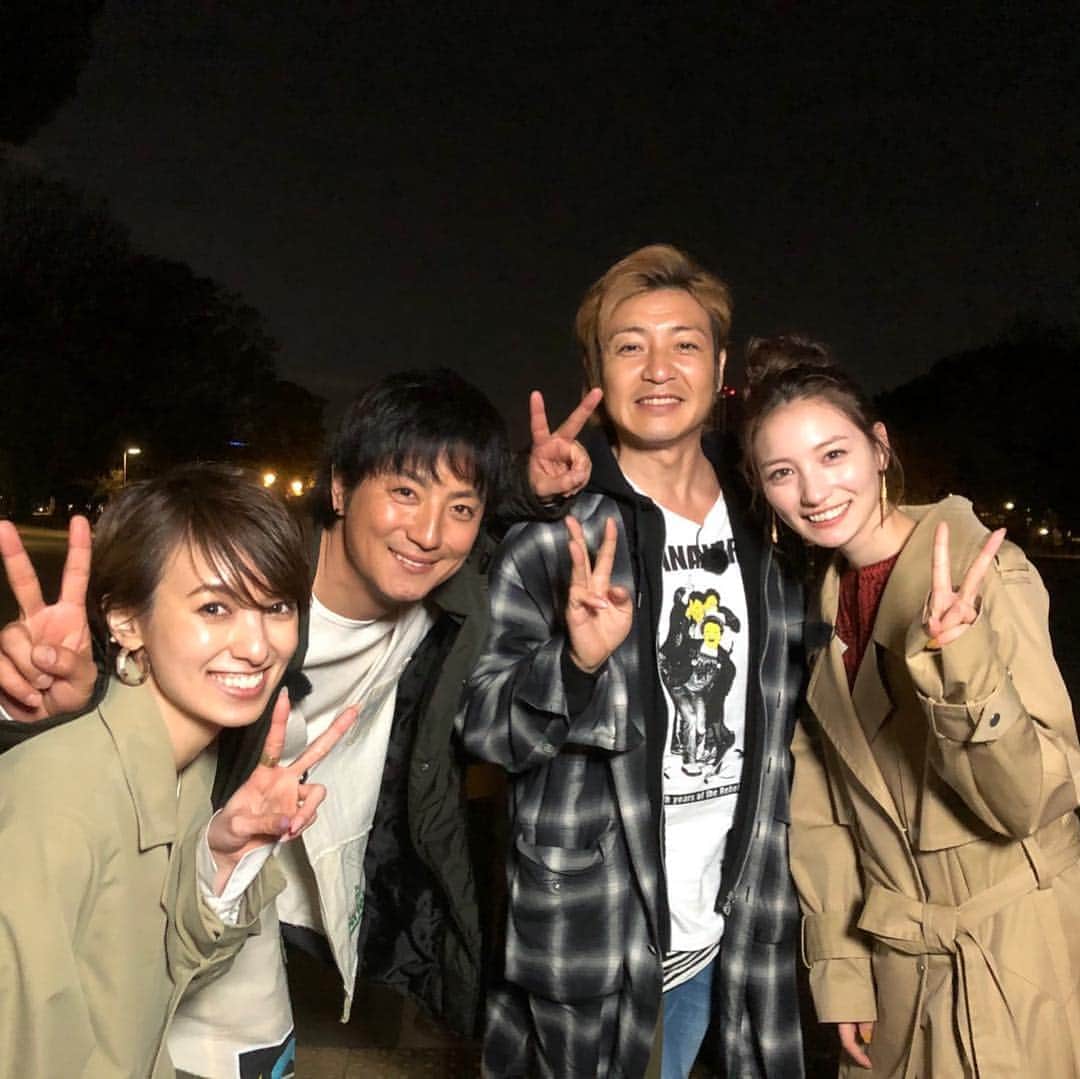 上地雄輔さんのインスタグラム写真 - (上地雄輔Instagram)「ブラリ🚶‍♂️ #日暮里#左から#ヒルナンデス#夜デス #南明奈#おで#つるの剛士#山神アリシア」4月3日 21時56分 - usk_kmj