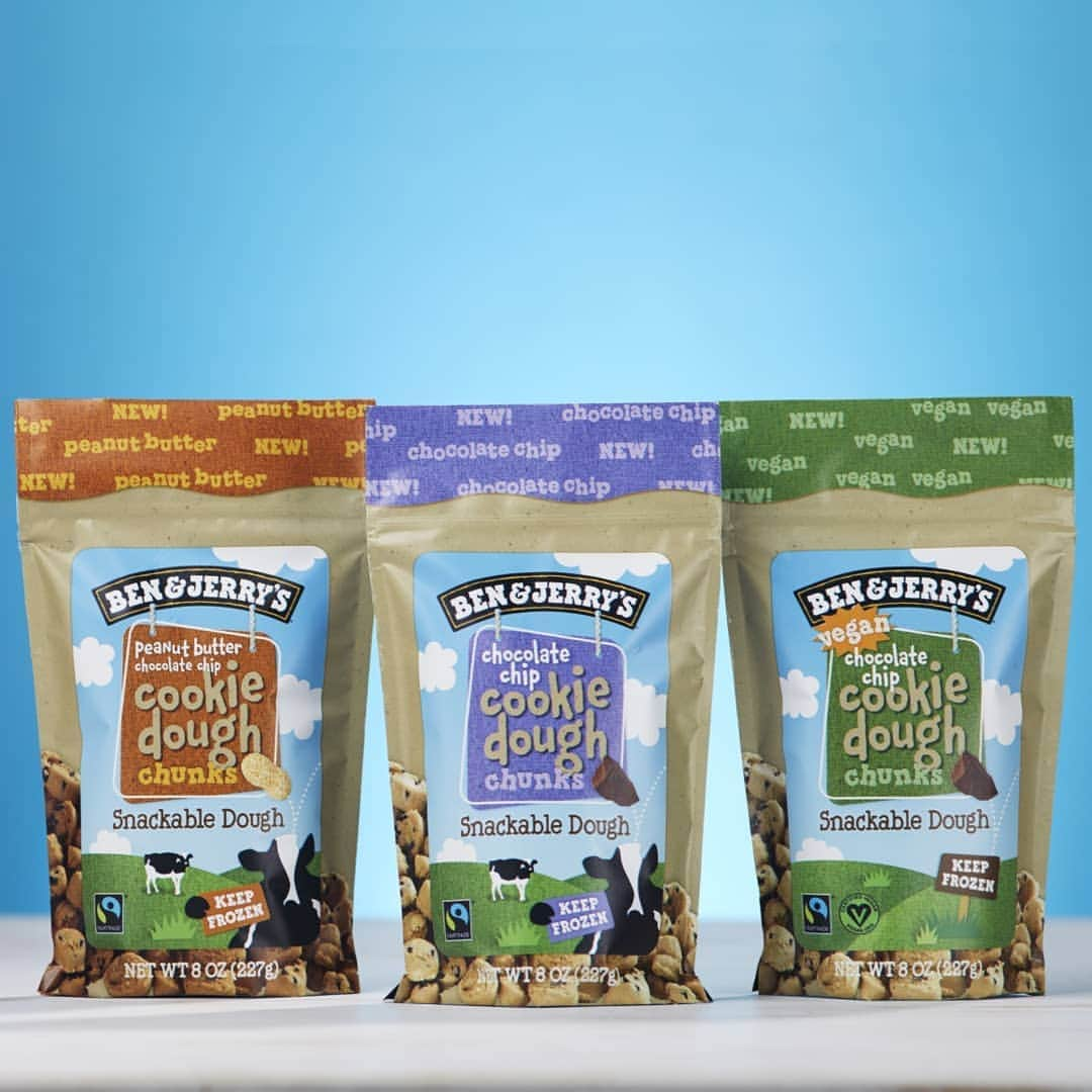 Ben & Jerry'sさんのインスタグラム写真 - (Ben & Jerry'sInstagram)「Just. The. Chunks. Find NEW Cookie Dough Chunks soon in a freezer near you. Link in bio!」4月3日 21時59分 - benandjerrys