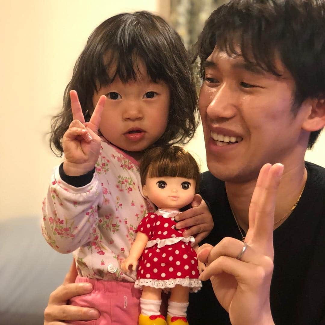 吉村真晴さんのインスタグラム写真 - (吉村真晴Instagram)「ゆなちゃん2歳になりました(^^) これからの成長が楽しみだ😊 負けないくらい成長したいな。笑」4月3日 22時58分 - 0803_maharu