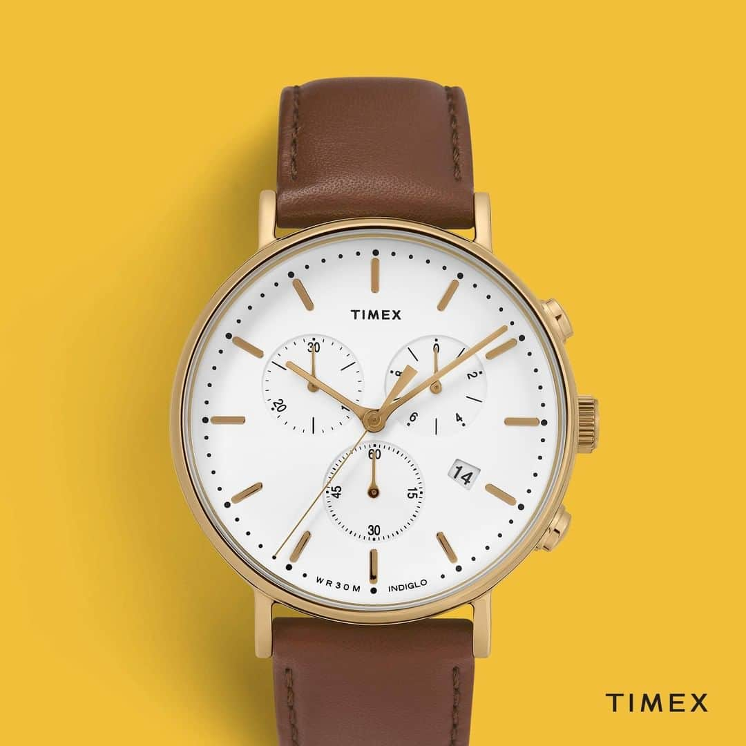 タイメックスさんのインスタグラム写真 - (タイメックスInstagram)「Mid-century #minimalism meets modern watchmaking. #timex ⌚: Fairfield Chronograph 41mm | TW2T32300」4月3日 23時00分 - timex