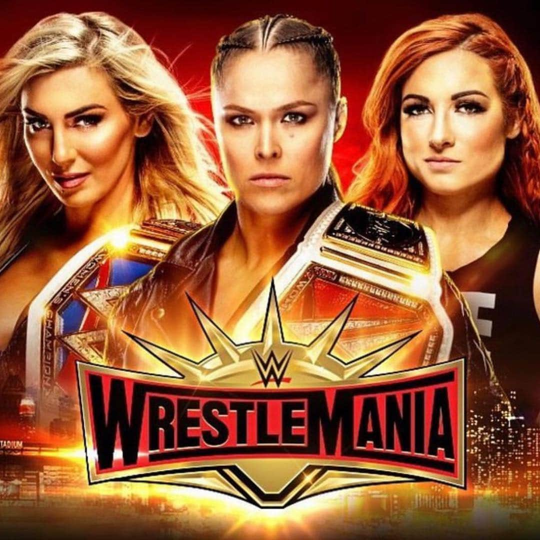 ロンダ・ラウジーさんのインスタグラム写真 - (ロンダ・ラウジーInstagram)「THIS SUNDAY #RondaVsCharlotteVsBecky #Wrestlemania35 streaming live on #WWEnetwork」4月3日 23時00分 - rondarousey