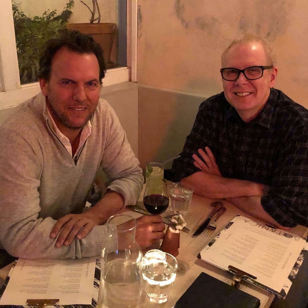 ジェイ・ハガリーさんのインスタグラム写真 - (ジェイ・ハガリーInstagram)「🍷Dinner with the great @norbuck . . . . . . #botanica #silverlake」4月3日 14時56分 - jayhuguleyofficial