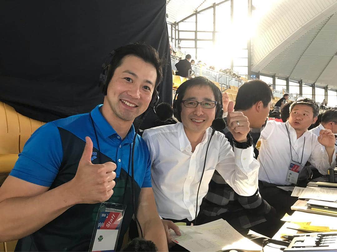 のインスタグラム：「競泳日本選手権2日目！解説担当します！#競泳日本選手権 #世界選手権代表選考会 #NHK」