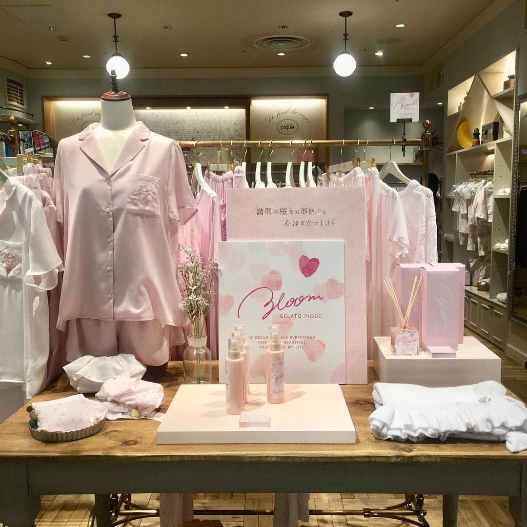 名古屋パルコさんのインスタグラム写真 - (名古屋パルコInstagram)「【西館１Fジェラートピケ】さくらフェア開催中です🌸 . 満開の桜をお部屋でも。 待ちに待った季節を、もっと愛そう✨ . 美しい桜をお部屋の中で楽しめたら そんな思いでつくったのは、ふんわり軽いニットと花びら舞い散るロマンティックなワンピやカットソー❤️ 桜の花エキス入りの柔軟剤で仕上げた春の心地です🌸 . ソメイヨシノやヤエザクラなど、いろんな桜を表現するため絶妙な濃淡のカラーバリエーションを揃えました✨ 好きさくら色を選んでください🌸 またフレグランスデュフューザーも登場してます🌸 . . #ジェラートピケ #ジェラピケ #ふんわりニット #部屋着 #さくら#桜 #🌸 #さくらフェア #名古屋#栄#矢場町#名古屋パルコ」4月3日 15時52分 - parco_nagoya_official