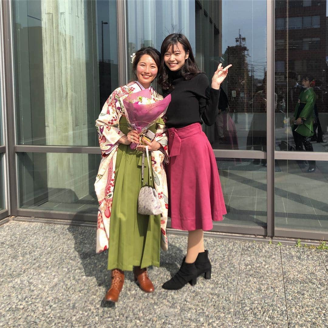 杉浦みずきのインスタグラム：「. 散々卒業式の日の投稿してきましたがこれでラスト笑 美しい姉上たちをの袴姿をお納めします🤲」
