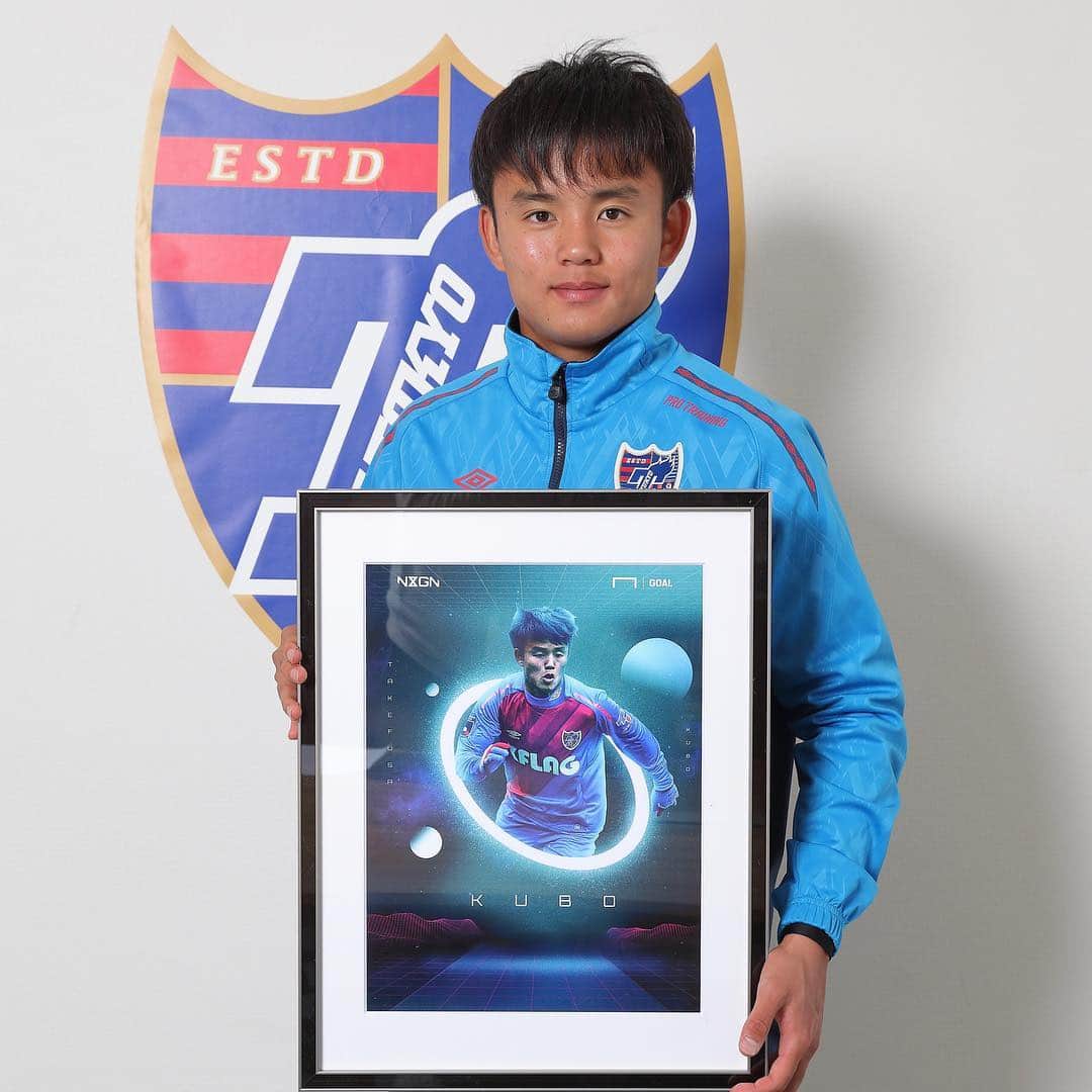 Goal Japanさんのインスタグラム写真 - (Goal JapanInstagram)「. ＼#久保建英 へロングインタビューを実施‼︎／ #NXGN 2019で49位にランクインした #FC東京 の若きアタッカー🔵🔴 インタビューの模様は近日公開🔜 (Photo:Kenichi Arai) . #soccer #football #jleague #fctokyo #takefusakubo #サッカー #フットボール #Jリーグ #FC東京 #⚽️」4月3日 17時09分 - goaljapan