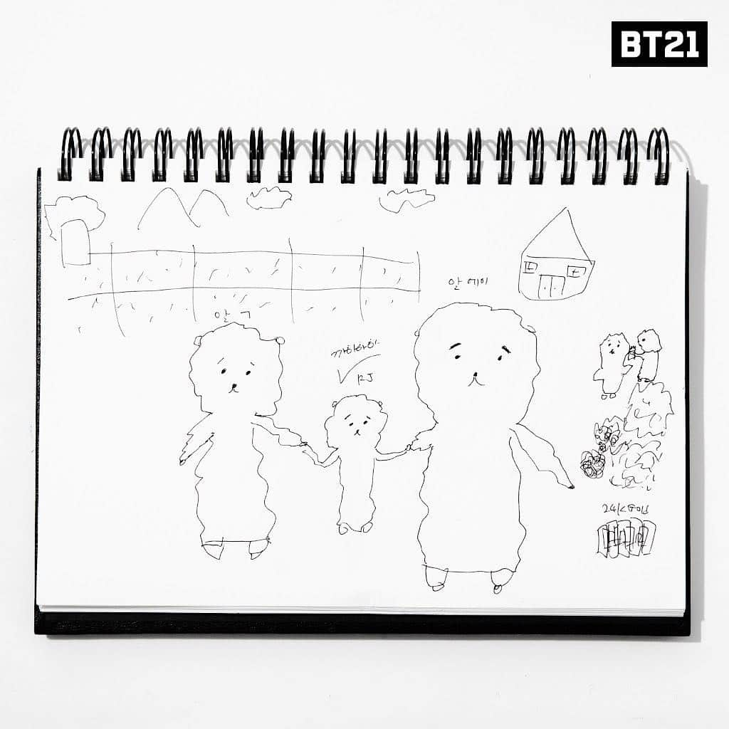 BT21 Stars of tomorrow, UNIVERSTAR!のインスタグラム