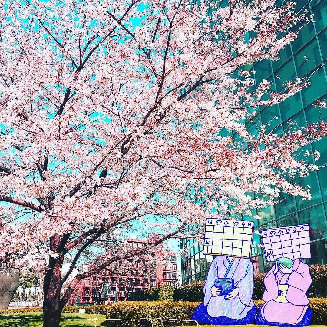 Simejiさんのインスタグラム写真 - (SimejiInstagram)「. 桜はもう見ましたか？. ⁽⁽٩(๑˃̶͈̀ ᗨ ˂̶͈́)۶⁾⁾. . 六本木ヒルズのさくらもとても綺麗です. #葛飾北斎 の版画は線が藍色だったって知ってました？. 北斎ブルーにしてみました🤗. . . #Simeji #キーボードきせかえ #しめじ #キーボード #春 #桜 #六本木 #日本 #東京 #晴れ #ピンク #お茶会 #抹茶 #着物 #和装 #色鉛筆 #鉛筆 #アート #水彩 #手描き #Spring  #cherryblossom #Roppongi #Kimono #Tokyo #japan #watercolor #Colorpencil #art」4月3日 17時56分 - simeji_official
