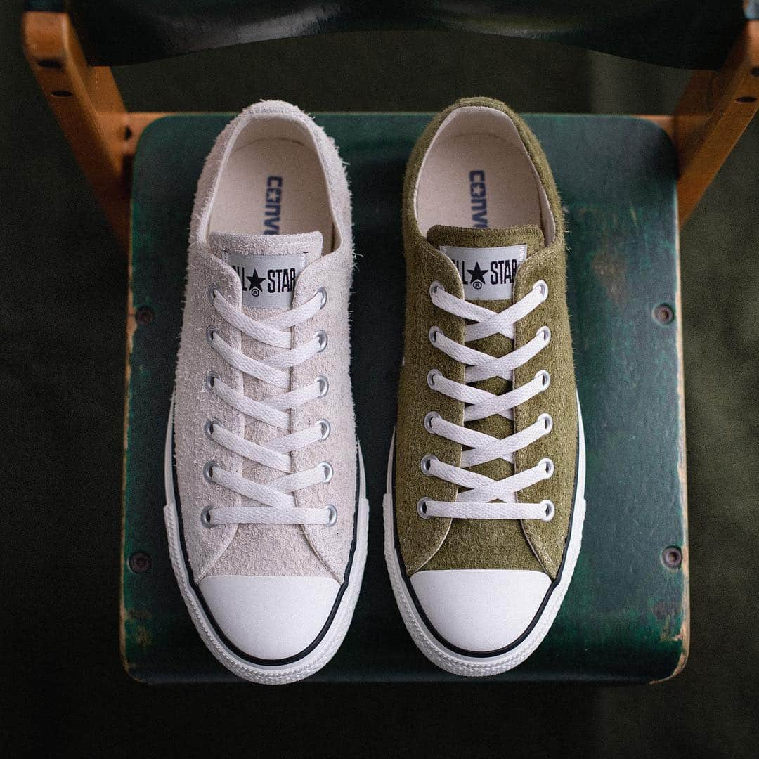 コンバースさんのインスタグラム写真 - (コンバースInstagram)「SUEDE ALL STAR WORNOUT OX　￥10,000（税抜価格） #converse #shoes #kicks #kotd #converse_pr #allstar #chucktaylor #オールスター #チャックテイラー#コンバース #シューズ #スエード #ヴィンテージ #ナチュラル #カジュアル #アースカラー #スニーカー #👟」4月3日 17時57分 - converse_jp